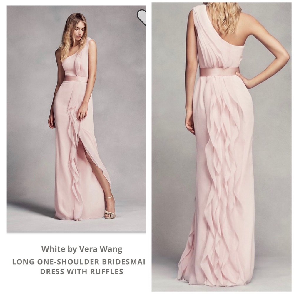 White by Vera Wang Bridesmaid Dress